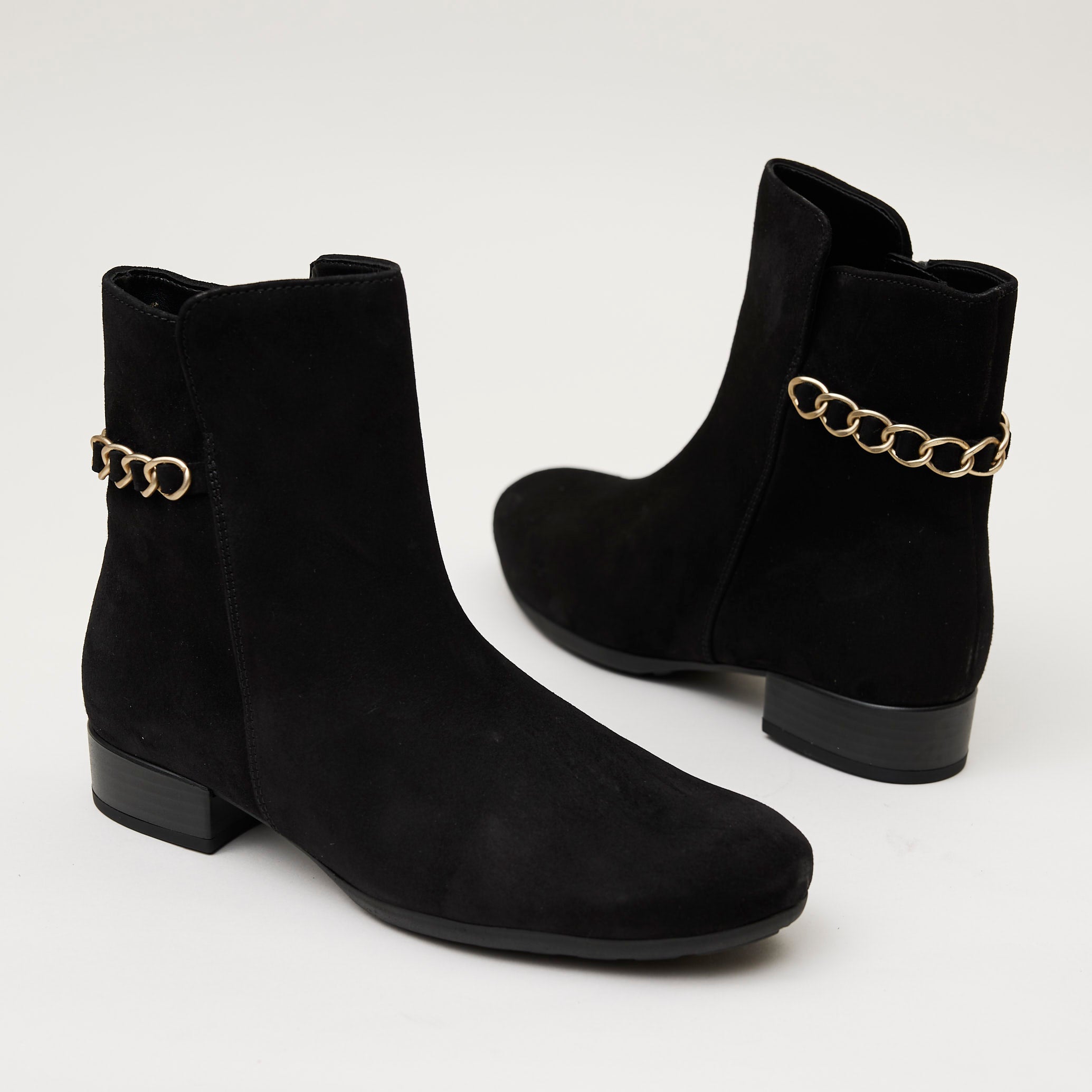 Gabor black outlet suede boots