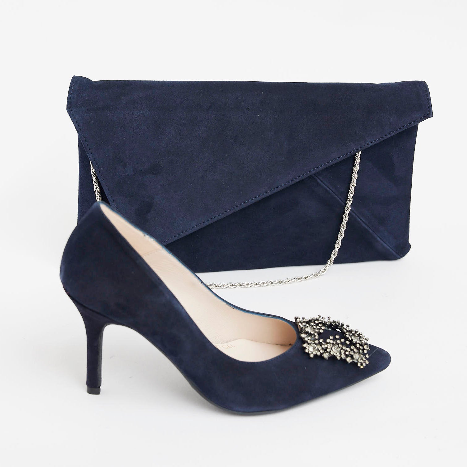 Navy and cheap cream heels