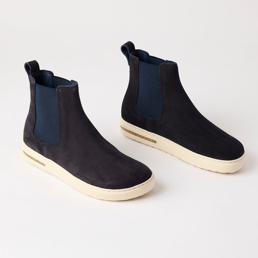 Birkenstock Navy Leather Chelsea Boots - Nozomi