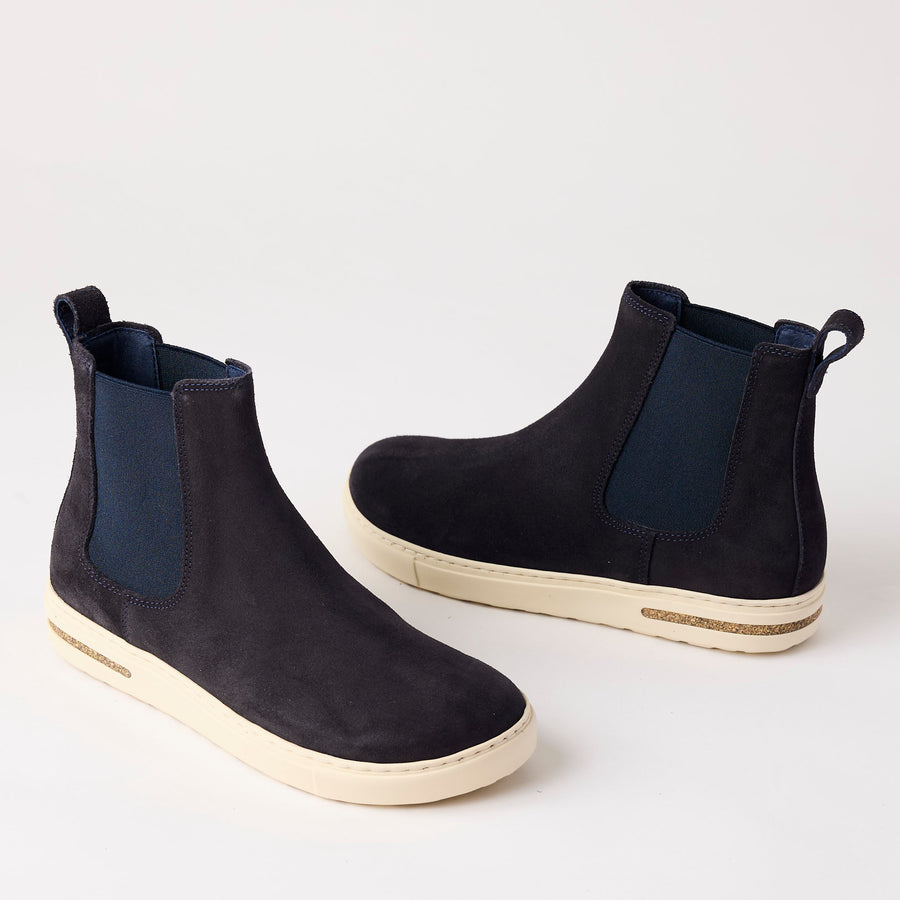 Birkenstock Navy Leather Chelsea Boots - Nozomi