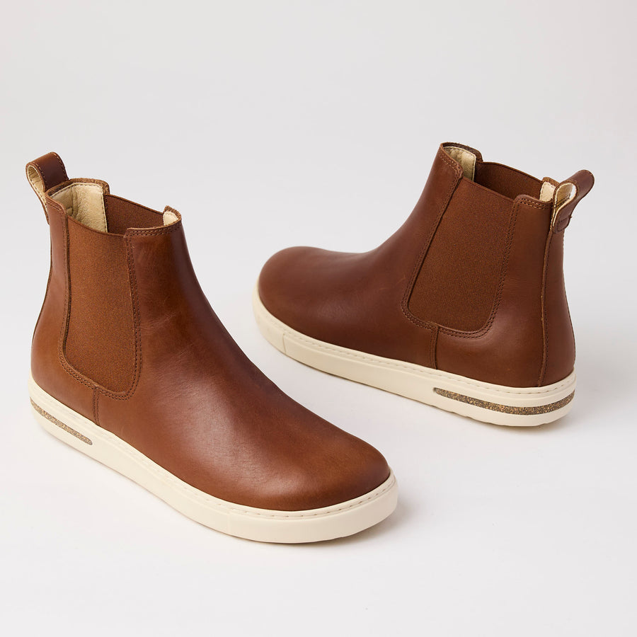 Birkenstock Tan Leather Chelsea Boots - Nozomi