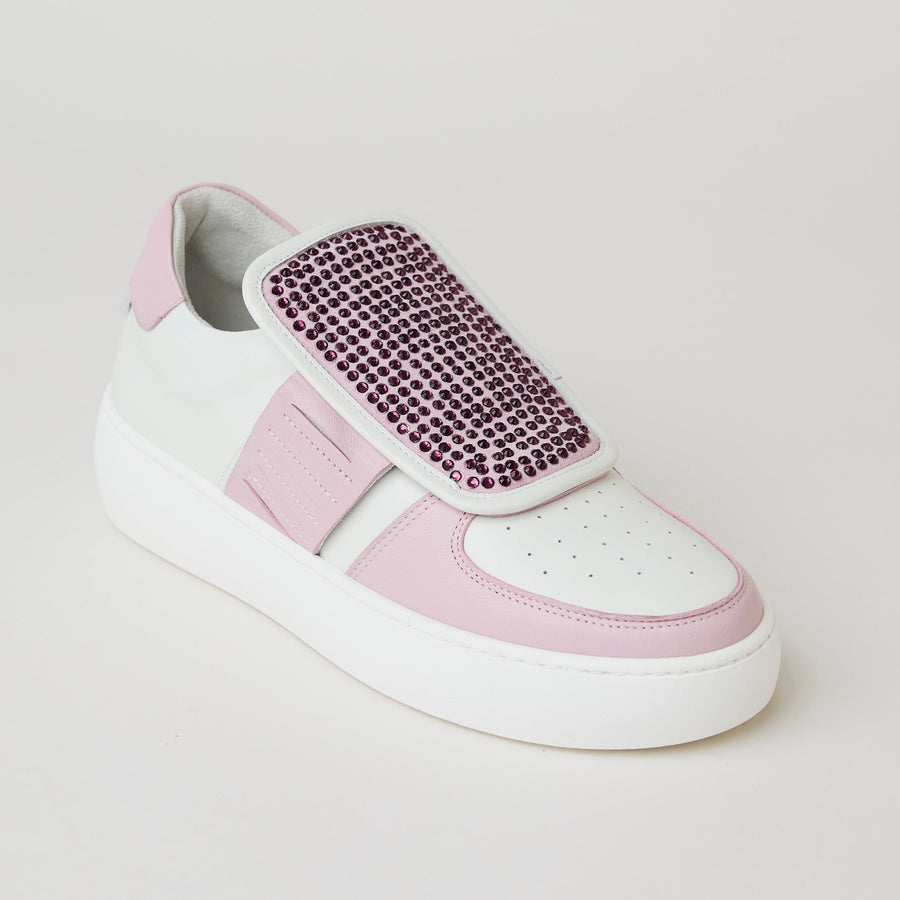 Fratelli Russo Pink Leather Trainers - Nozomi