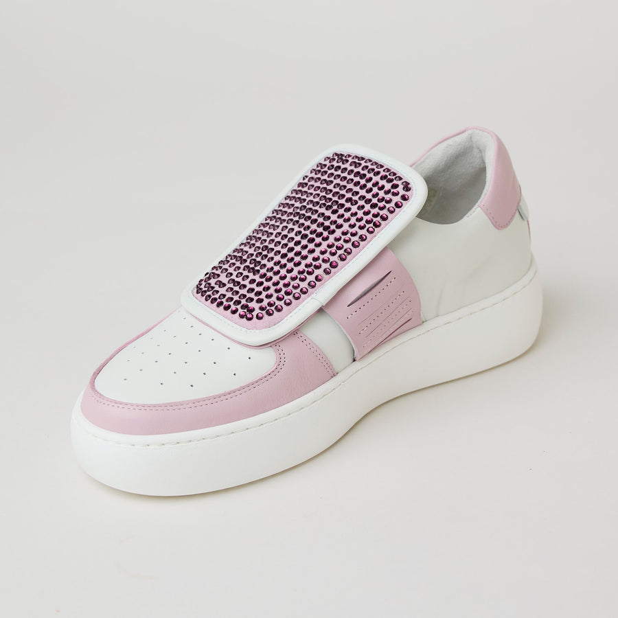 Fratelli Russo Pink Leather Trainers - Nozomi