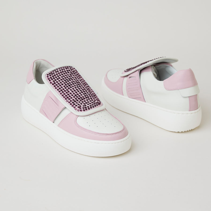 Fratelli Russo Pink Leather Trainers - Nozomi