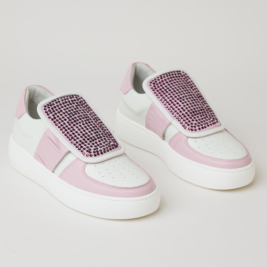 Fratelli Russo Pink Leather Trainers - Nozomi