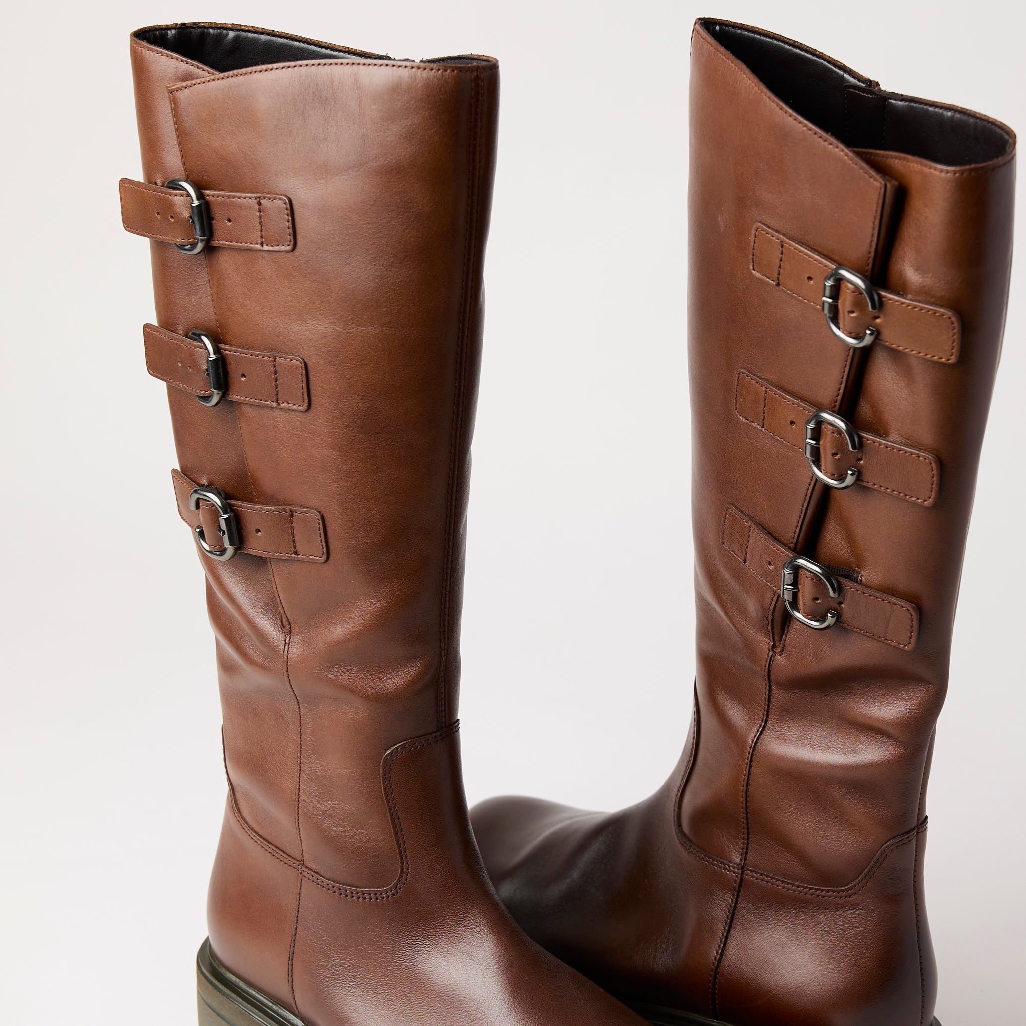 Gabor Tan Leather Knee High Boots