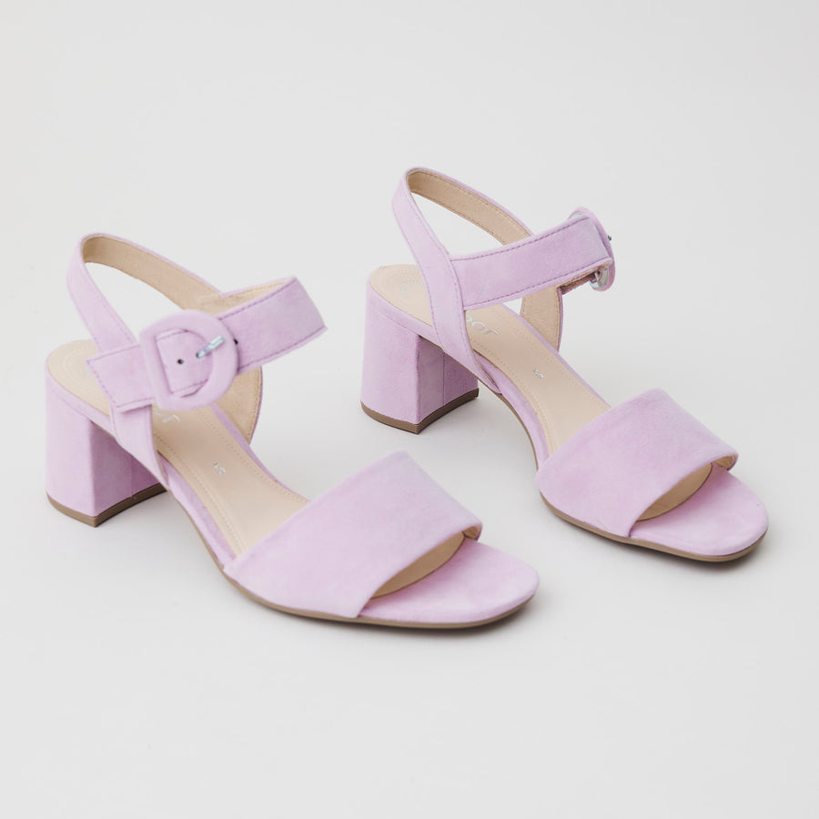 Gabor Lilac Suede Sandals - Nozomi