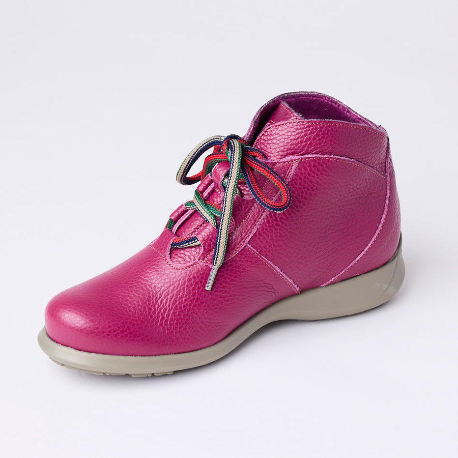 Jose Saenz Cyclamen Leather Walking Boots - Nozomi