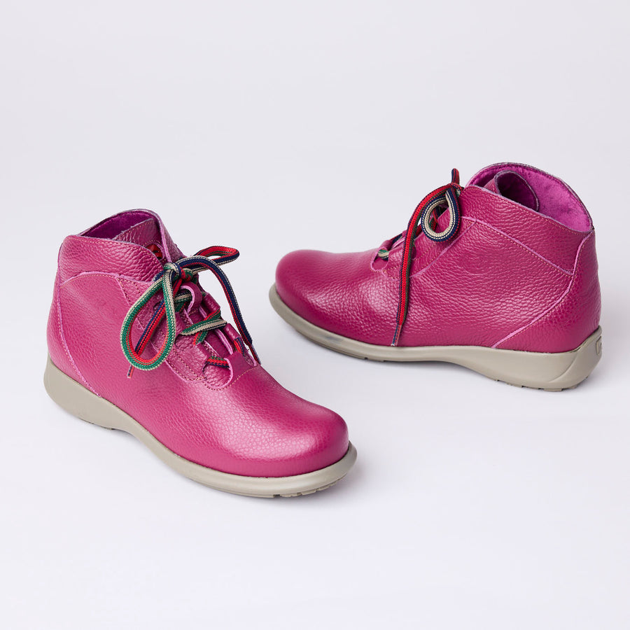 Jose Saenz Cyclamen Leather Walking Boots - Nozomi