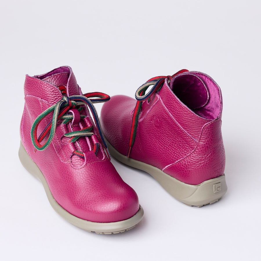 Jose Saenz Cyclamen Leather Walking Boots - Nozomi