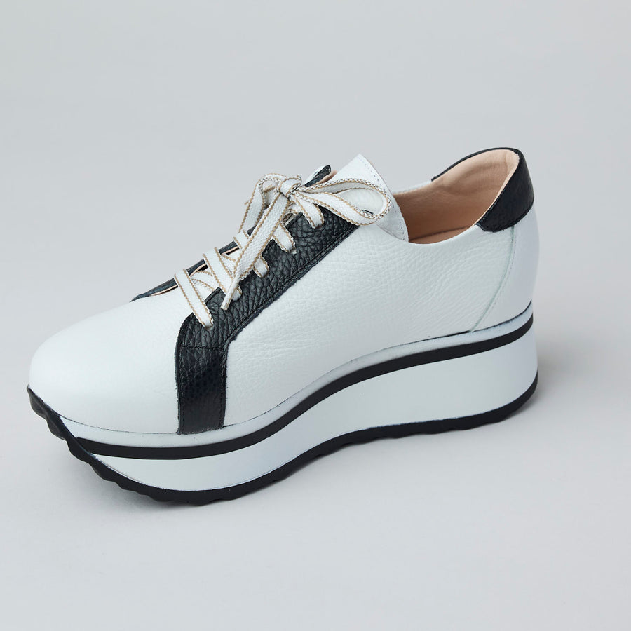 Jose Saenz Black and White Bowling Style Shoes