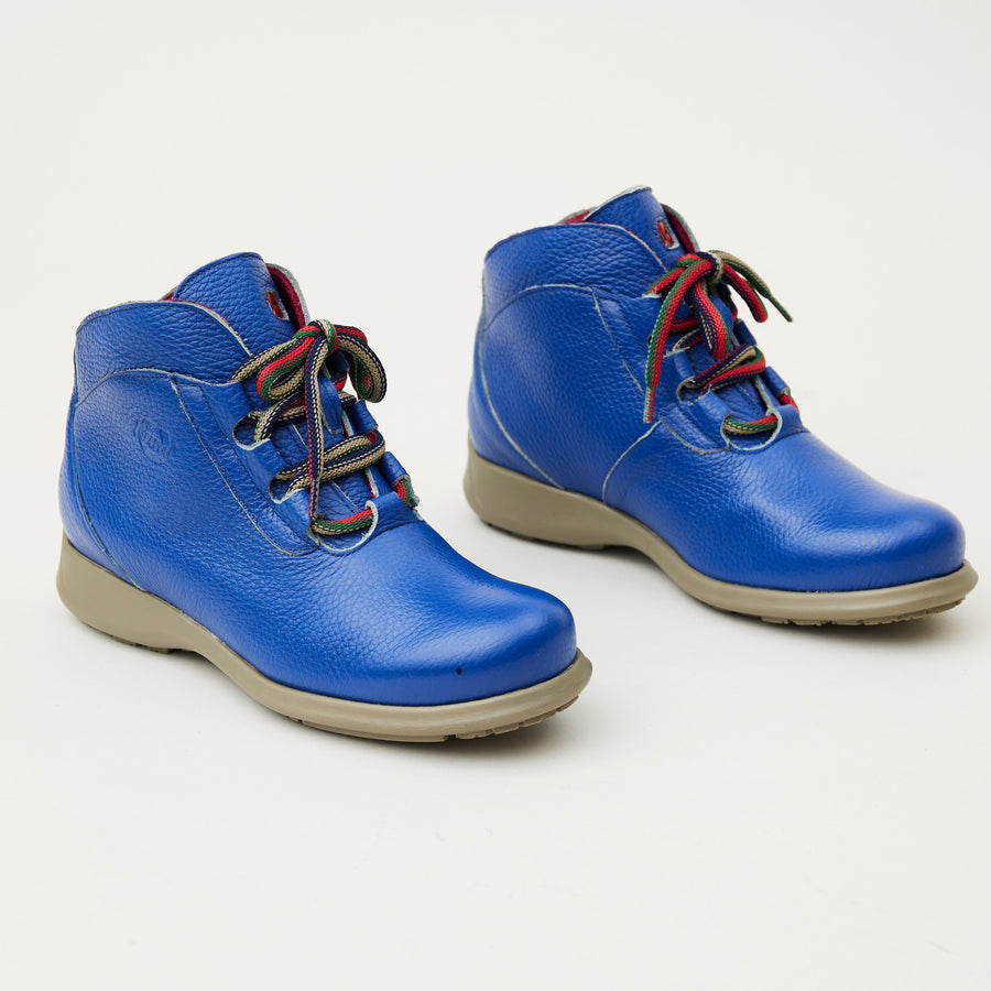 Jose Saenz Electric Blue Leather Walking Boots - Nozomi