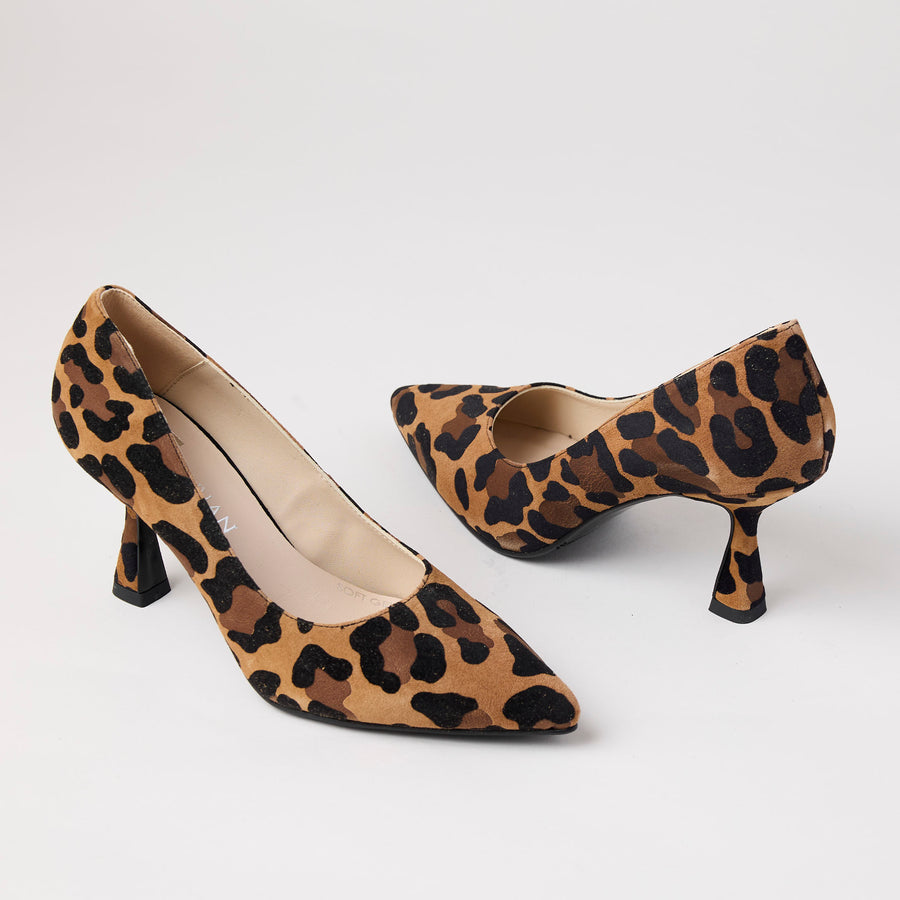 Marian Leopard Print Court Shoes - Nozomi