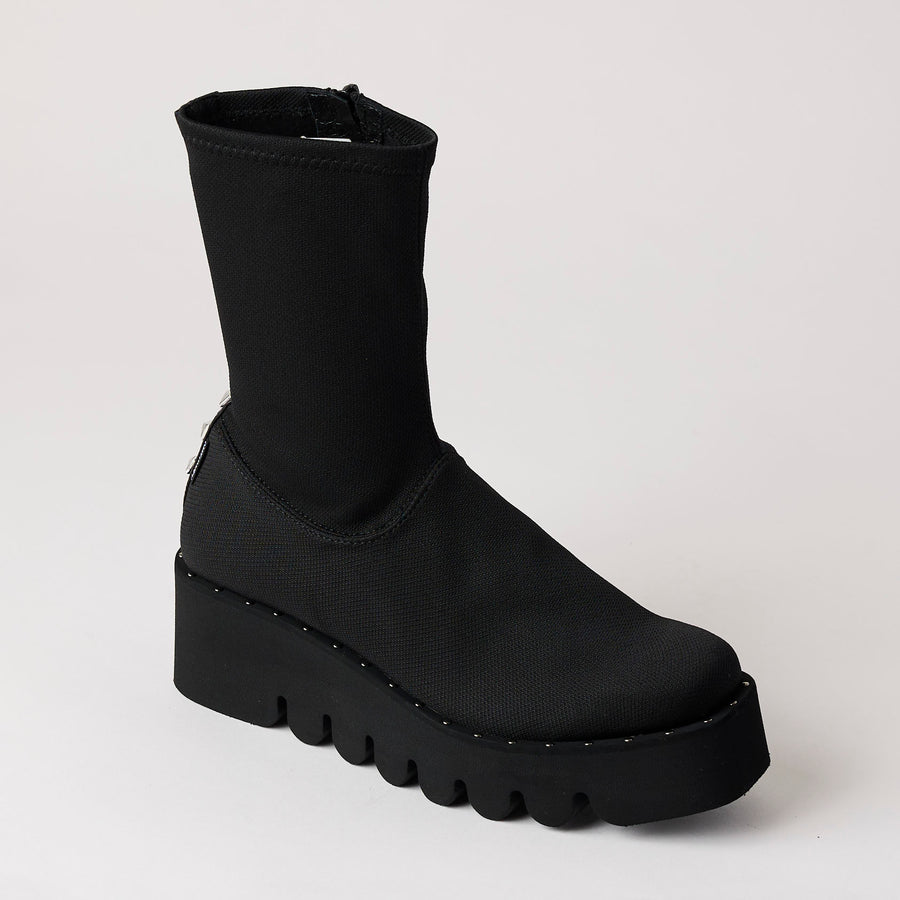 Marco Moreo Black Stretch Over Ankle Boots - Nozomi