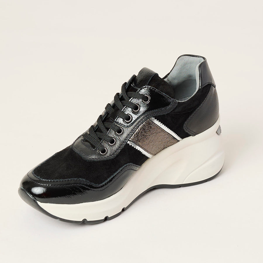 NeroGiardini Multi Black Trainers, Nozomi Shoe Boutique - Nozomi