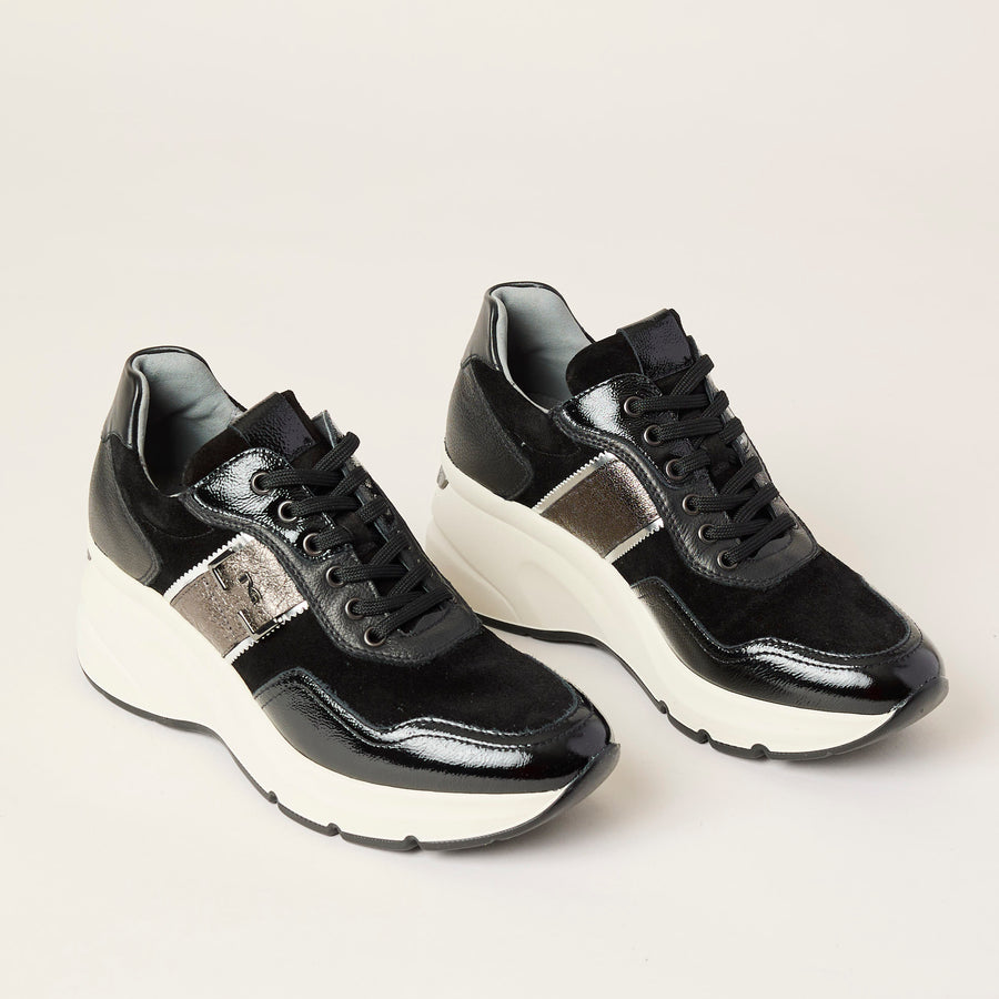 NeroGiardini Multi Black Trainers, Nozomi Shoe Boutique - Nozomi