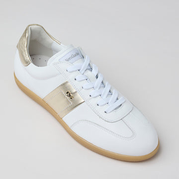 NeroGiardini White Leather Low Profile Trainers