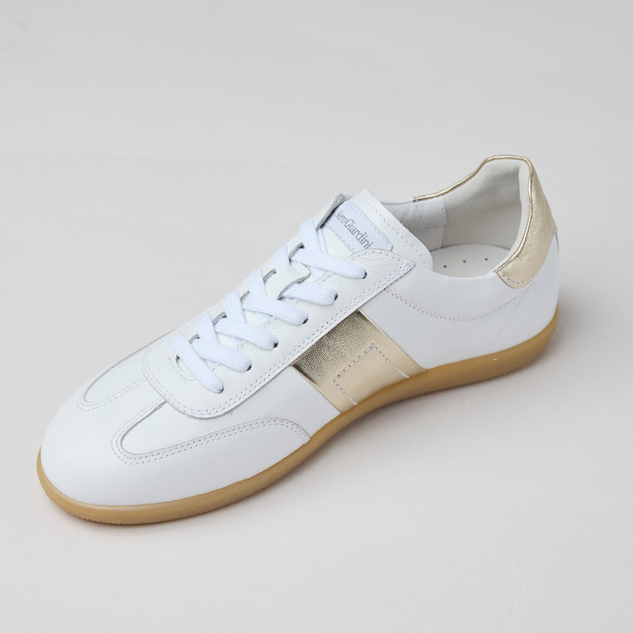 NeroGiardini White Leather Low Profile Trainers