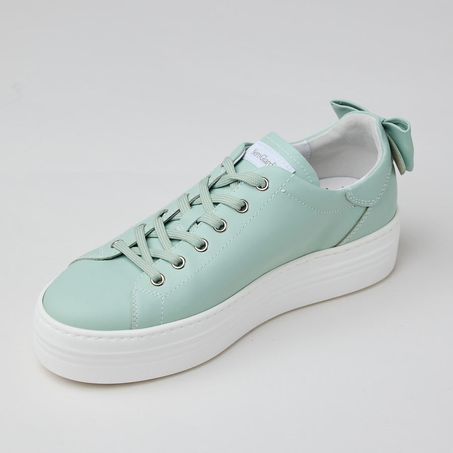 NeroGiardini Mint Leather Flatform Trainers