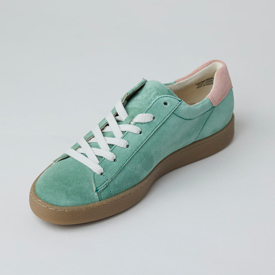 Paul Green Soft Green Suede Leather Trainers