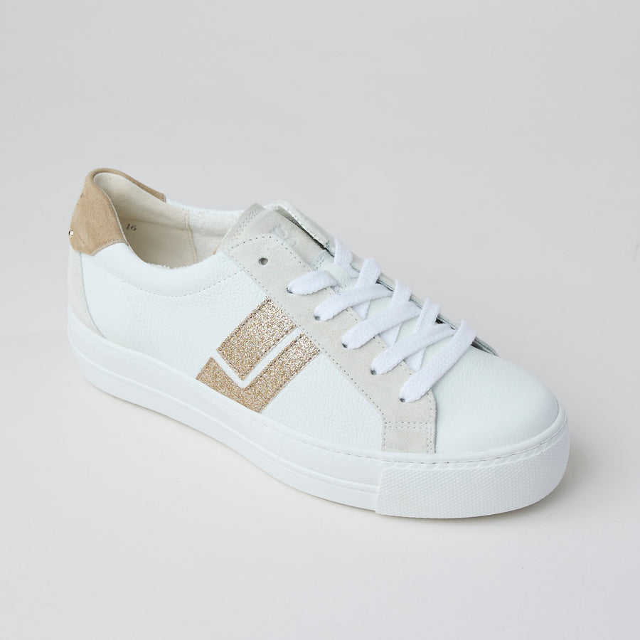 Paul Green White Leather Trainers