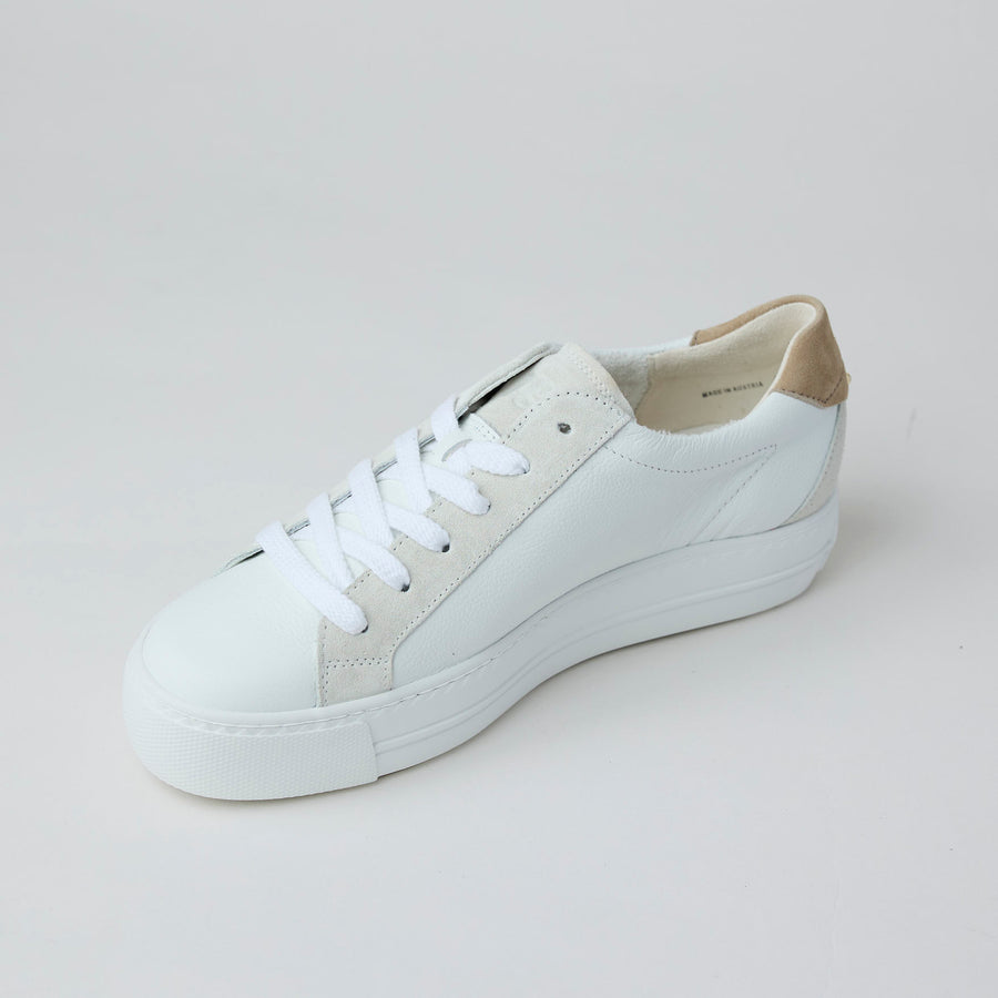 Paul Green White Leather Trainers