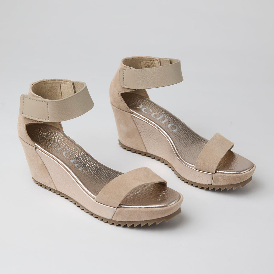 Pedro García Midi Wedge Sandals