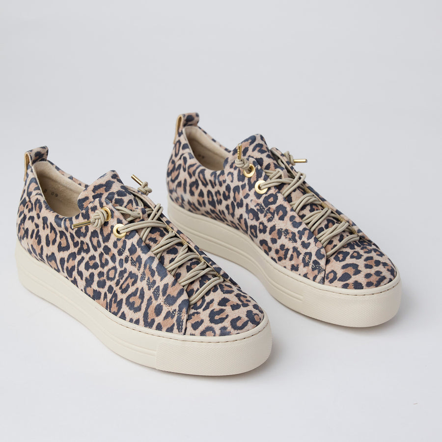 Paul Green Leopard Flatform Trainers