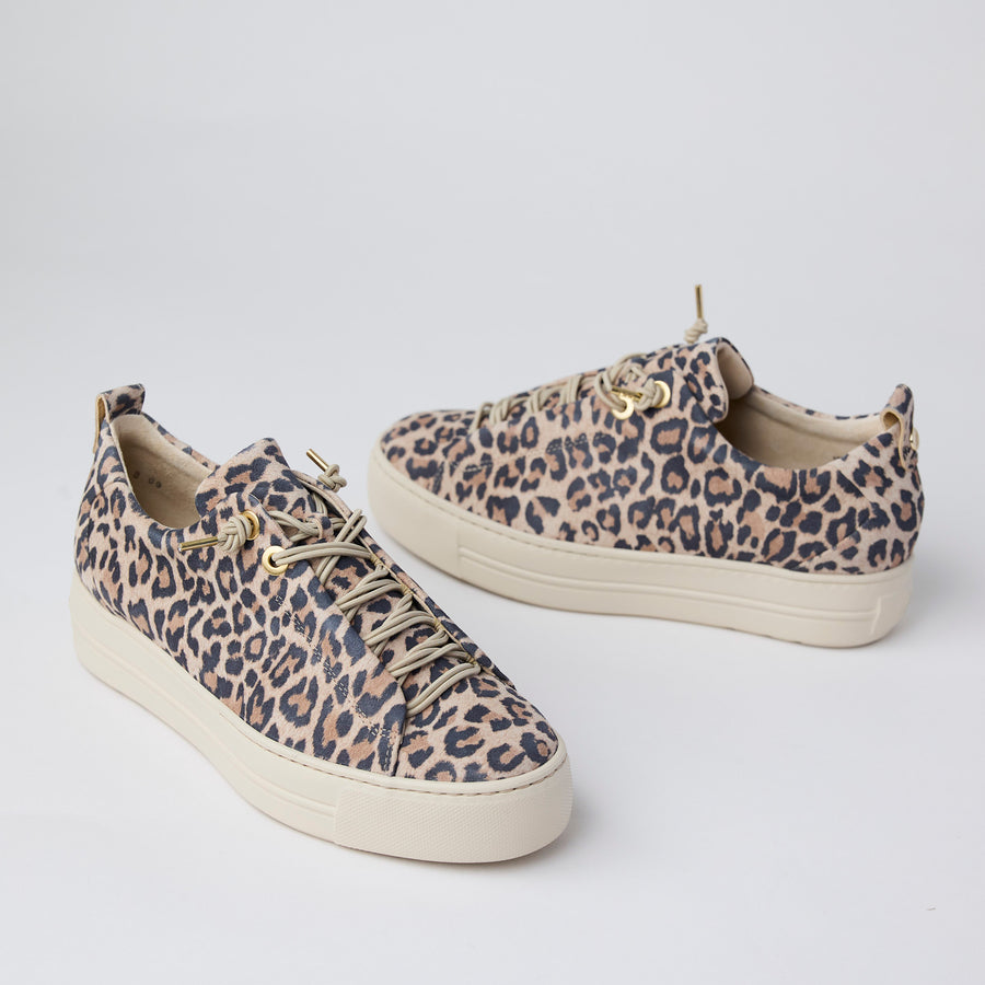 Paul Green Leopard Flatform Trainers