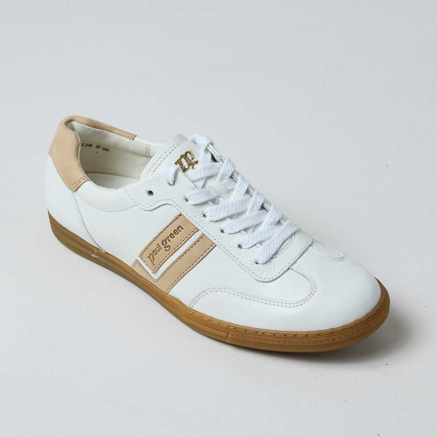 Paul Green White Leather Trainers - Nozomi