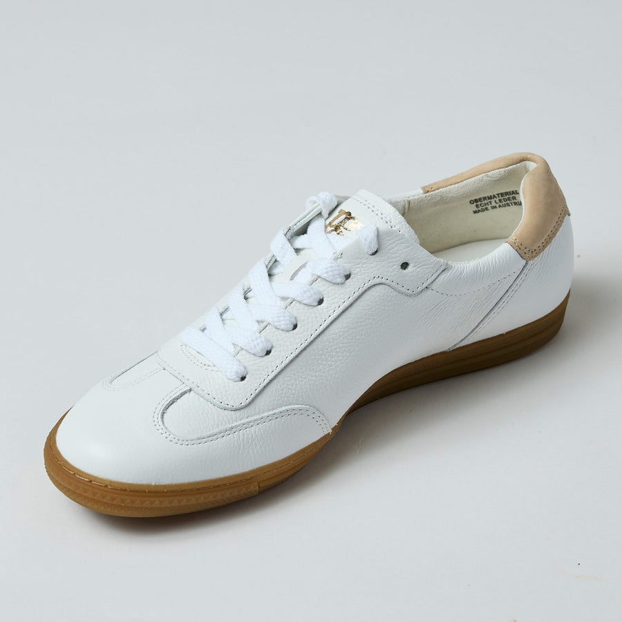 Paul Green White Leather Trainers - Nozomi