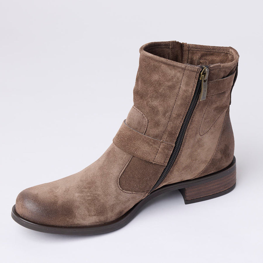 Paul Green Taupe Suede Ankle Boots - Nozomi