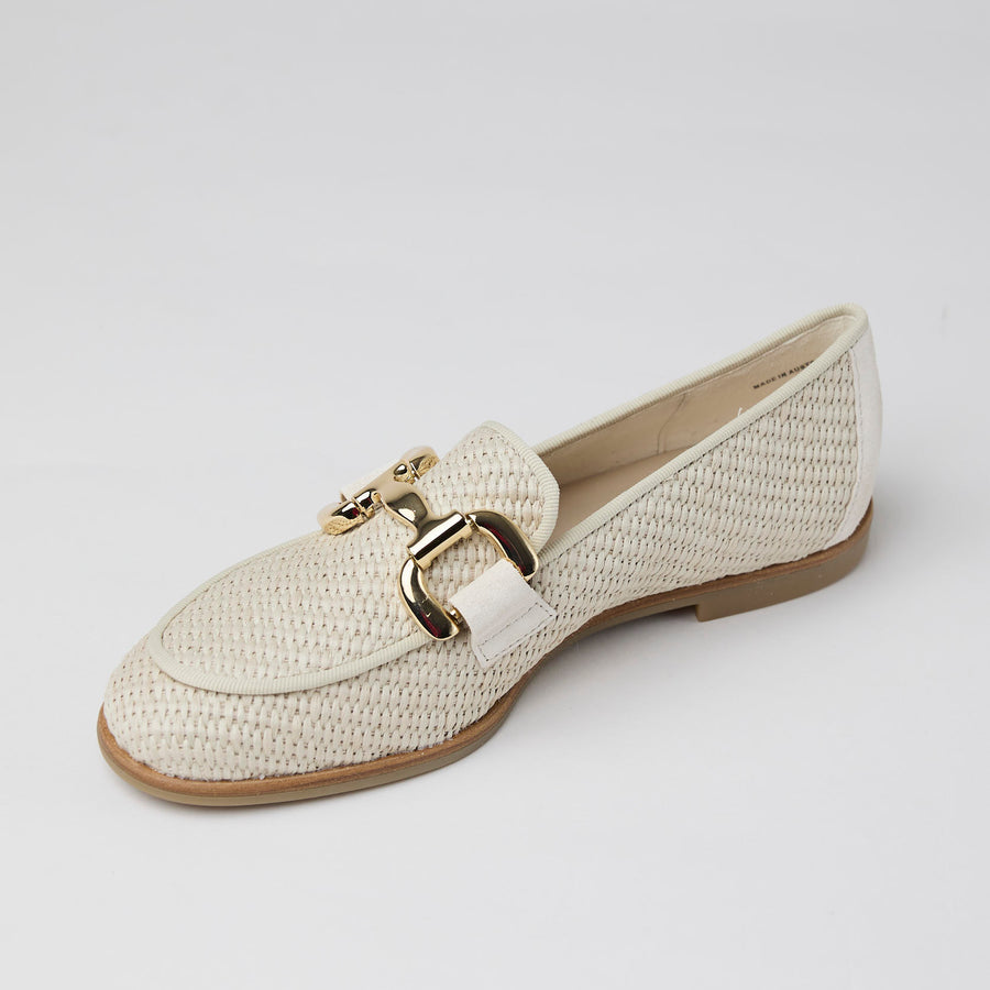 Paul Green Beige Leather Loafers