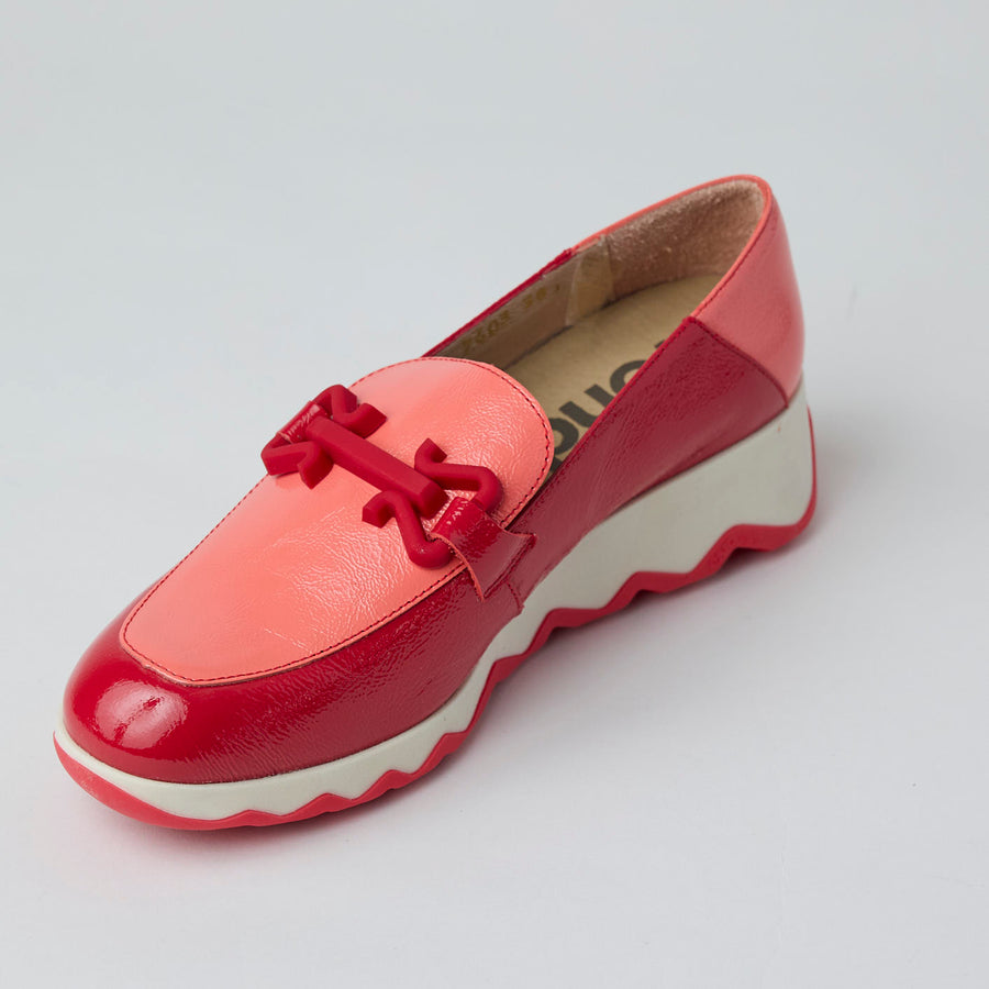 Wonders Coral Patent Leather Loafers