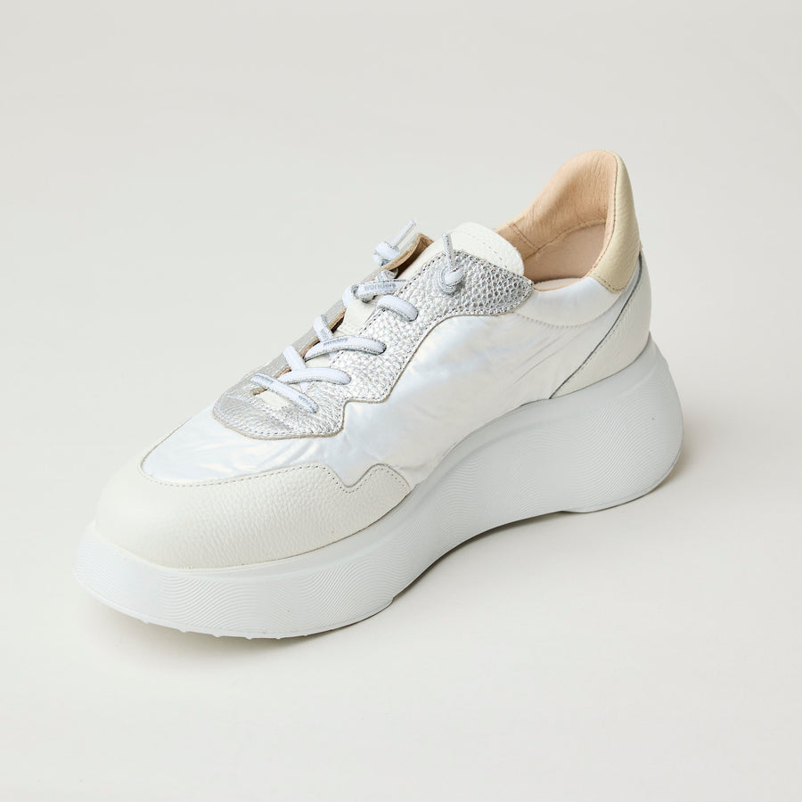 Wonders White Leather Trainers - Nozomi