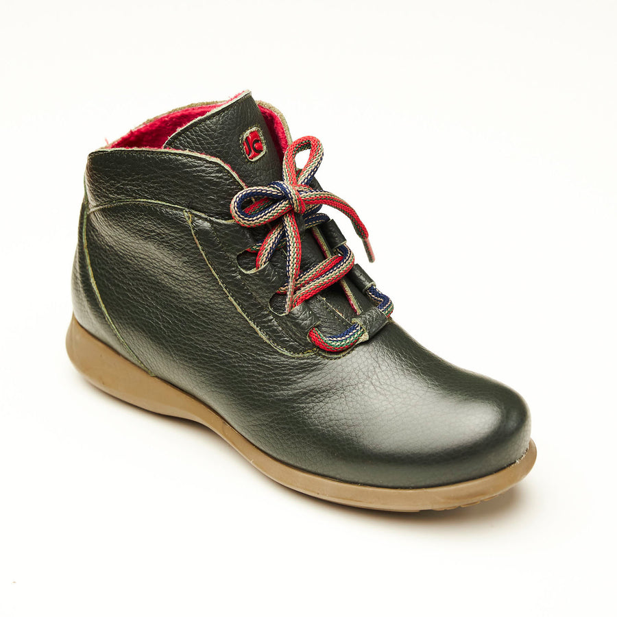 Jose Saenz Khaki Ankle Boots - nozomishoes.ie