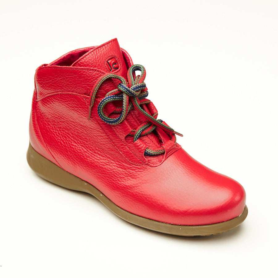 Jose Saenz Red Ankle Boots - nozomishoes.ie