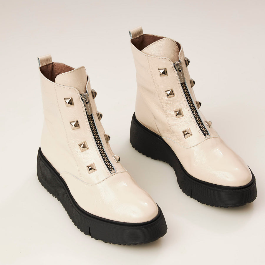 Wonders White or Black or Navy Ankle Boot - nozomishoes.ie