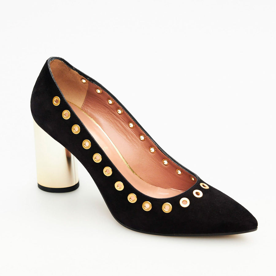 Oxitaly Suede Court Shoe - nozomishoes.ie