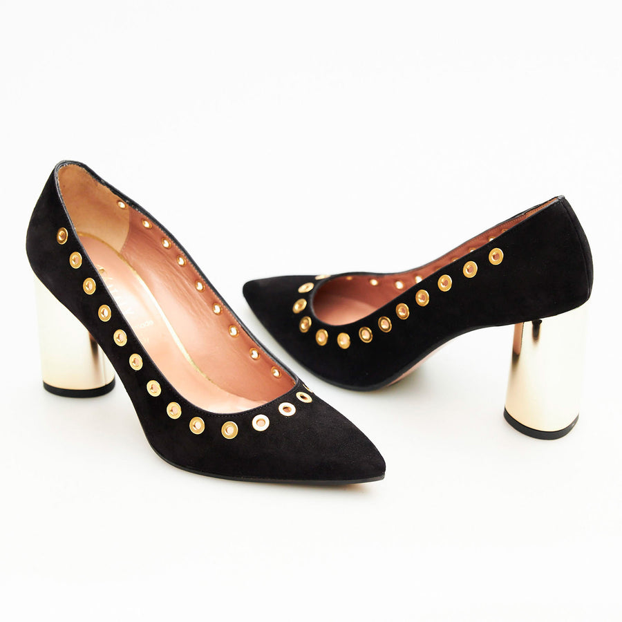 Oxitaly Suede Court Shoe - nozomishoes.ie